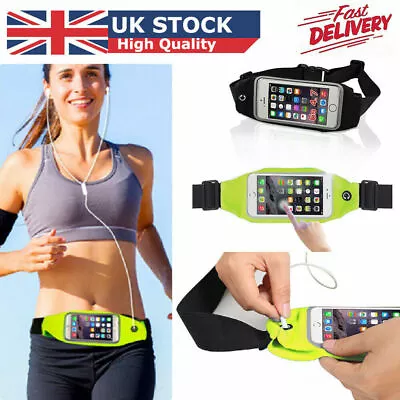 Sports Mobile Waist Phone Holder Bag Running Gym Waistband Exercise All Phones • £5.99