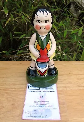 Lorna Bailey Jill Figure Ltd Edition 5/100 Dec 05 Certificate COA Nursery Rhyme • £85