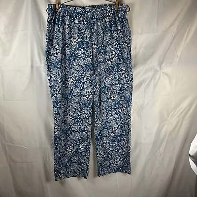 Kim Rogers Ladies Paisley Lounge Pants Size Small Light And Soft • $10.79