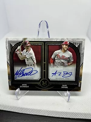 Mike Schmidt Alec Bohm 2021 Topps Museum Collection Dual Auto /15 Phillies  • $170