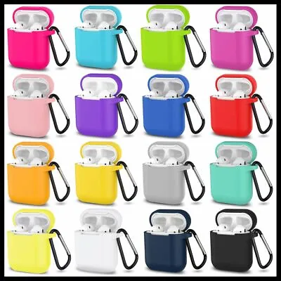 $2.48 • Buy Shockproof Case Cover Gel Skin Strap Case Tough Holder For Apple Airpods 1 2 NEW