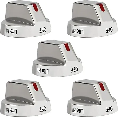 5 Pk DG64-00473A Top Burner Control Knob Replacement For Samsung Gas Range Oven • $20.99