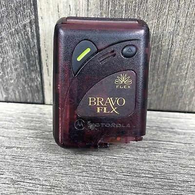 Vintage Motorola BRAVO FLX Pager Beeper ASIS  ⚠️battery Cover Missing⚠️ • $22.99
