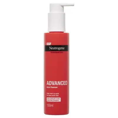 Neutrogena Advanced Acne Cleanser For Acne Prone Skin Helps Clear Up Spots 150mL • $27.95