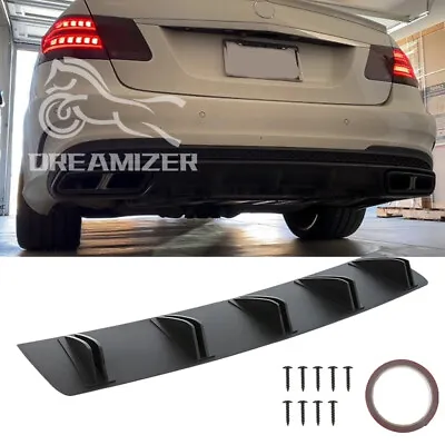 For Mercedes Benz W211 W212 E63 AMG Rear Bumper Spolier Splitter Diffuser 10-Fin • $39.24