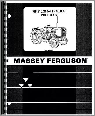 Massey Ferguson 210 Tractor Parts Manual Catalog • $51.99