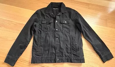 Anko Men’s Black Denim Jacket - Size S- Worn Once Like New • $19.99