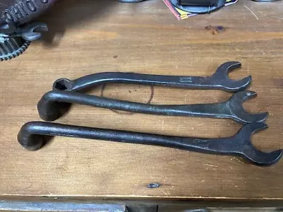 3-Antique Ford Model T No. T-5893 Wrenches Car Mancave Grease Monkey  Mechanic • $19.99