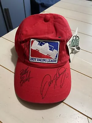 Vintage NWT Indy Racing League Soft Sided Red Hat Cap Adjustable Indy 500 SIGNED • $20