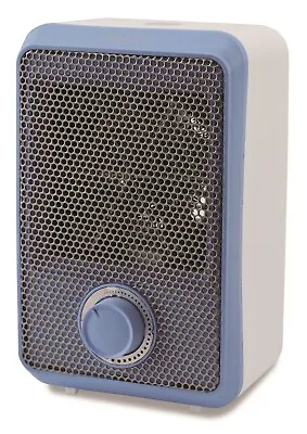 Tower T675001B 600W PTC Ceramic Mini Fan Heater 3 Setting - Blue - Brand New • £16.99