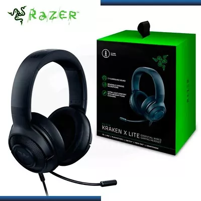 $89.99 • Buy Razer Kraken X Lite Multi-Platform Wired Gaming Headset, Black,