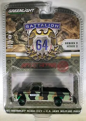 Greenlight 1/64 Battalion 64 S21985 Chevy M1008 CUCV Mili. Police GREEN MACHINE • $19.99