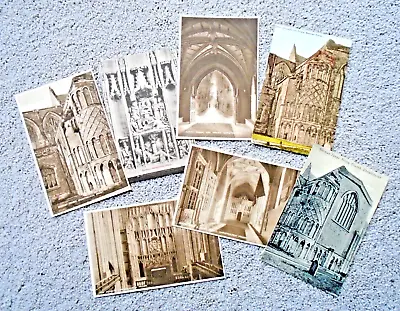 Christchurch Priory: 7 Vintage Postcards 1907+. Warren Daily News Photochrom • £2.50