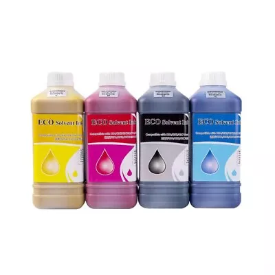 4 Liters Eco Solvent Ink Roland Mimaki Mutoh Printers Epson Dx Printers • $79