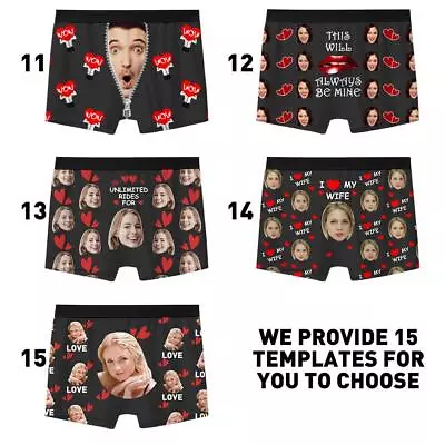 Printed Customized Men 3D Leopard Print Flat Angle A6 Hot Men's Underwear I2X6 • $16.06