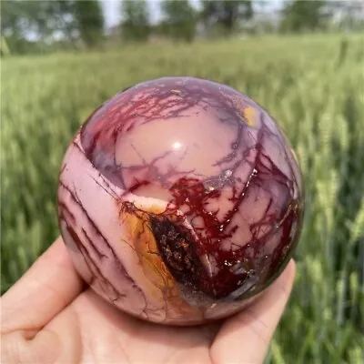 1.82LB Natural Mookaite Jasper  Quartz Hand Carved Ball Crystal Sphere Mineral • $87.21