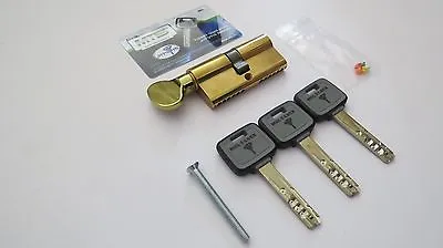 GOLD MT5+ Mul-t-lock Cylinder High Security 66mm 33+33mm Thumbturn Euro Profile • $159
