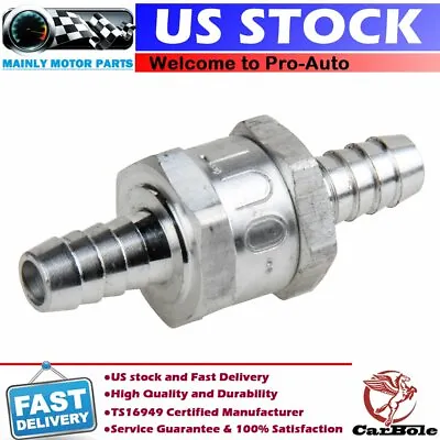 3/8  10mm Inline One Way Check Valve Fuel Diesel Gas Liquid No Return Universal • $6.99