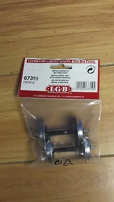 G SCALE LGB 67319 (3019/2) Double Spoke Metal Wheel ONE PAIR  German Made 624686 • $30