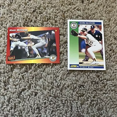 Mark McGwire Baseball Card Lot Oakland Athletics  • $1