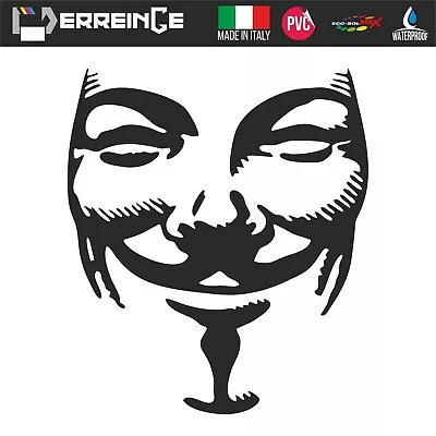 Sticker V For Vendetta Adhesive Mural Decal Laptop Auto Moto Helmet Scooter • $4.03