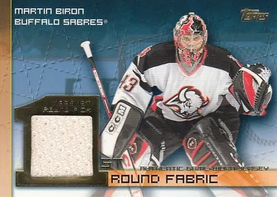 2002-03 TOPPS FIRST ROUND FABRIC MARTIN BIRON JERSEY See Descr Ship$ • $1.99