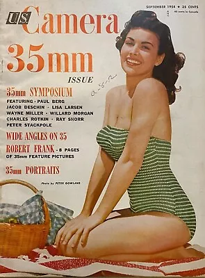1954 US Camera Magazine Pin Up Girls Art Car Photos Model Vintage Hollywood • $22.99