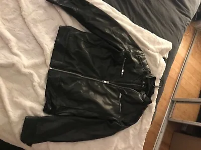 H And M Leather Jacket Men M • $55