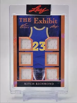 Mitch Richmond 2023-24 Leaf Art Of Sport The Exhibit Bronze Patch /25 Q1531 • $1