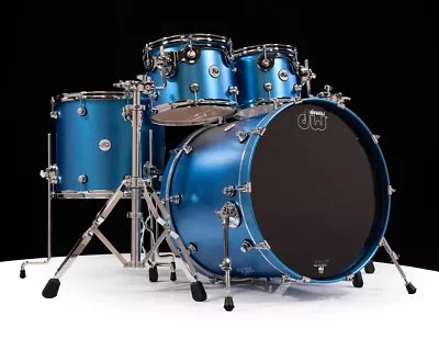 DW Design Series 4pc Kit - Aqua Metallic CymbalFusion Exclusive • $1499