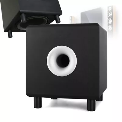 Fenton SHFS08B Active Powered Home Theatre Bass Sub Hifi Subwoofer Speaker 8  • £88.99