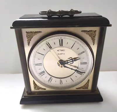 Vintage Metamec Carriage Mantel Clock • £10.99