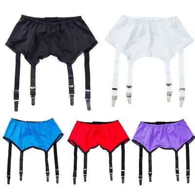 Alacki Women's Multicolor Sexy High Waist Garter Belt 4 Straps Suspender (S~XXL) • $13.30