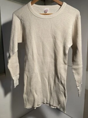 $20 • Buy Vintage Long Johns Thermal Shirt Arctex WaffleTop Men’s L 42-44 Made USA