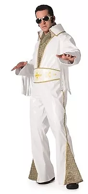 Rubie's Costume Vinyl Rock Star 15915 White/Gold Small • $59.95