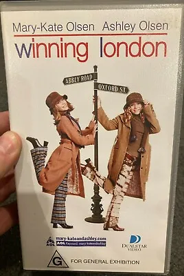 Winning London VHS VIDEO TAPE (2001 Mary Kate & Ashley The Olsen Twins Movie) • £21.06