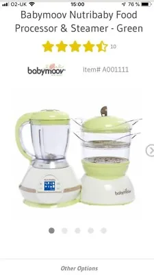 Baby Food Processor Multi-Function Steamer Blender • £48