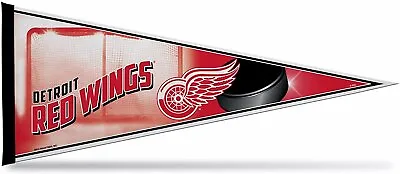 Detroit Red Wings Felt Pennant 12x30 Puck Design • $17.79