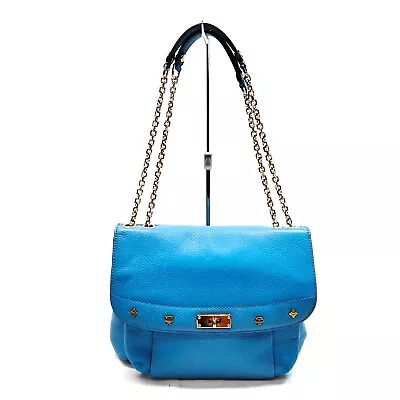 MCM Shoulder Bag  Blue Leather 3115709 • $15.50
