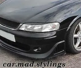 White Plastic Eyebrows To Fit VAUXHALL VECTRA B (Eyelids/Kit/Light/Brows GSI/SRI • $18.64