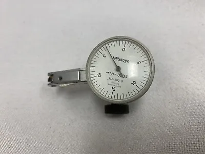 Mitutoyo 513-202 Dial Test Indicator .015  Range .0005  Graduation Great Tool • $89.94