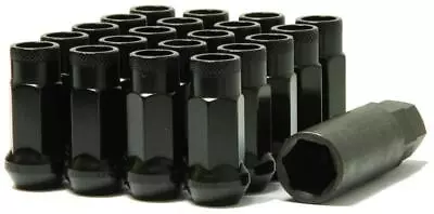 Wheel Mate Muteki SR48 Open End Lug Nuts - Black 12x1.25 48mm (32905B) • $97.85