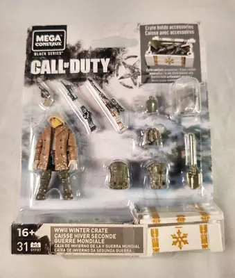 Mega Construx Black Series Call Of Duty WW2 Winter Crate GYF87 -  Brand New • $31.19