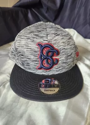 Brooklyn Cyclones New Era 9Fifty Baseball Cap Hat Gray Top Black Bill USA Made  • $30