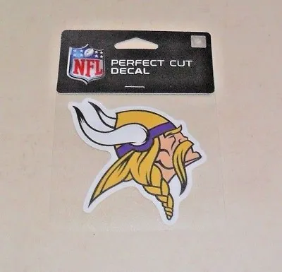 Nfl Minnesota Vikings  4 X 4 Die-cut Decal Officially Licensed Product • $5.60