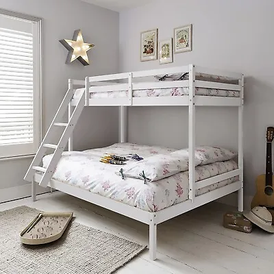 £160 • Buy Triple Bed, Bunk Bed, Double Bed In White Hanna Kids