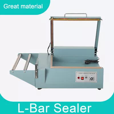 L-bar Heat Shrink Sealing Machine 1KW Sealer Cutter Packing Machine 0-3s 50x35cm • $329