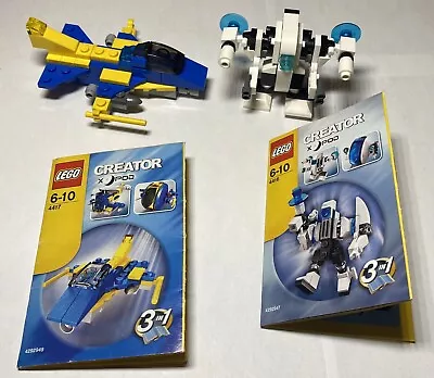 2006 Lego 4416 Robopod (Complete) And Lego 4017 Aeropod (Incomplete) Creator Set • $16