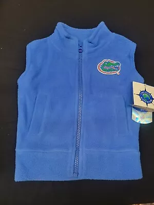 Florida Gators Toddler Baby Boy  Polar Fleece Vest 4T Toddler Brand New • $24.89