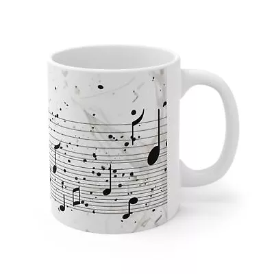 Music Note Ceramic Mug 11oz • $7.33